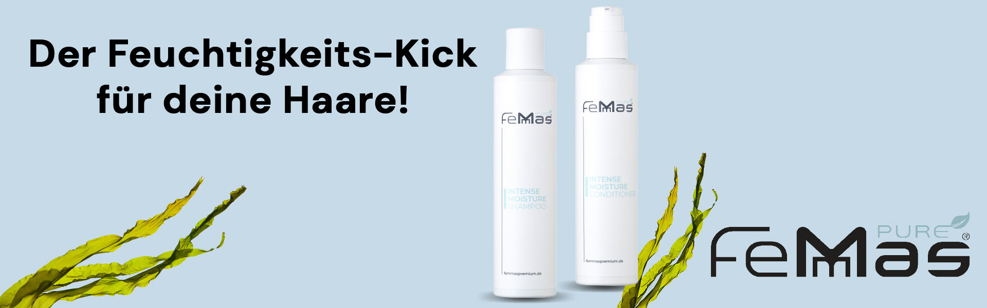 Feuchtigkeitsshampoo und -conditioner