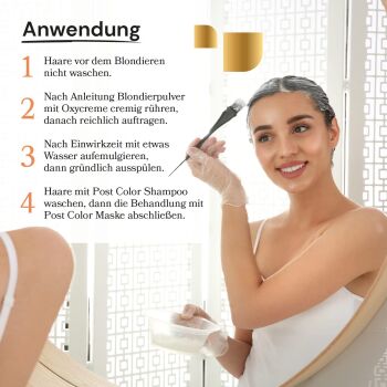 FemMas Blondierpulver Ultra Stark 500g Blau Plex Technologie Arganöl