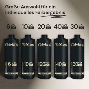 Femmas Oxycreme Farbentwickler, Oxidant 1000ml | 1,9%