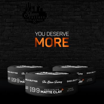The Shave Factory Exklusive Matte Clay 99 Extra Stark 150 ml
