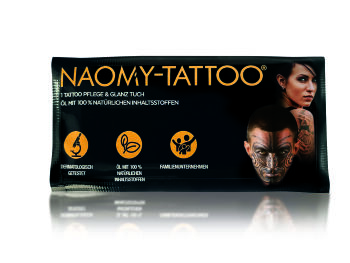 Naomy-Tattoo Öl 30ml & 10x Naomy-Tattoo Glanz- und Pflegetücher