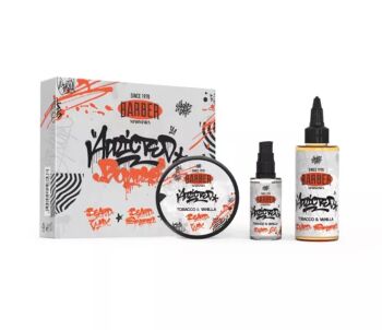 Marmara Barber Beard Set Tobacco & Vanilla Shampoo,...