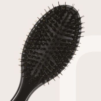 Doublehair Extension Brush schwarz
