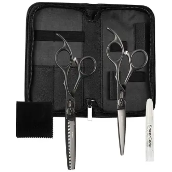 Olivia Garden Xtreme Matt Black Scheren Set
