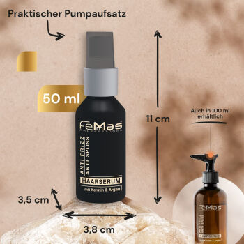 FemMas Haarserum Anti Spliss mit Keratin & Argan 50ml