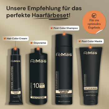 FemMas Hair Color Cream 100ml Haarfarbe Mittelblond Intensiv 7.0