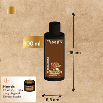 FemMas Argan & Keratin Shampoo 300ml