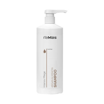 FemMas Argan & Keratin Shampoo 1000ml mit Pumpe NEUES...